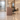 Salon Reception Desk 31-142 in Wide with Keyboard Tray, File Drawers & Lockable for Salon — side view in a commercial office