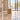 Modern Reception Desk 63-118 in Wide for Office Lobby - AI-generated setting, side view