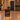 L-Shaped Reception Desk 71-130 in Wide with LED Lighting for Office Lobby - AI-generated setting, side view