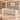 Curved Reception Desk 47-165 in Wide with LED Lighting, Lockable & File Drawers for Salon - AI-generated setting, 45-degree view