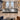 Modern Reception Desk with Stainless Steel & Transaction Counter, office scene front view, camera angle 0 degrees