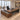 L-Shaped Executive Desk 94-142 in Wide with File Drawers for Home Office, office scene left front view, camera angle 45 degrees