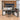 Office Workstation Desk with Privacy Panel, Cable Management & Mobile Pedestal, office scene front view, camera angle 0 degrees