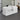 Salon Reception Desk 39-79 in Wide with Keyboard Tray, File Drawers & Side Storage in its office setting, 45 degree view