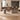 Executive Desk 87-157 in Wide with Built-In Outlets, Wireless Charging & Cable Management - furnished office front view