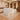 Customizable Luxury Durable Front Desk with LED Strip - furnished office 45-degree view