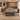 Rectangular Conference Table with Cable Management & Side Storage - furnished office side view
