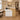 Oval Reception Desk 39-55 in Wide with Lockable & File Drawers for Salon - furnished office front view