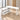 Modern Office Desk with Side Storage & Glass Top for Home Office